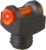 TruGlo Low-Profile All-Metal Construction Starbrite Deluxe Fiber Optic Shotgun Replacement Bead, Red or Green