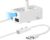 Veken Replacement Pump for 50oz, 95oz and 108oz Pet Fountain Cat Water Fountain Dog Water Dispenser Ultra Quiet Long Lifespan Water Pump, USB Cable, LED Lights