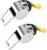 Bsofing Whistle, Coaches Whistle with Lanyard, Whistle for Coaches, Whistle for Teachers, Stainless Steel Sports Whistles, Loud Crisp Sound Whistles Great for Coaches, Referees, and Officials