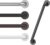 16 Inch Grab Bars for Wall Black, Safety Shower Grab Bars for Seniors Elderly Handicapped, Handicap Grab Bars for Shower with Concealed Screws, Tesuchan