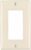 Leviton 026-80401-00T Light Almond 1 Gang Decora Wall Plate