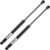 Qty (2) 4128 13 inch 100LB/445N Gas Strut Shocks Spring Lift Supports for Leer Camper Shell Window, Snugtop Truck Topper Door, RV Cabinet Door, Tool Box Lid, Boat Storage, and Toy Toolbox Cover