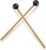 Luomorgo 2 Pcs Glockenspiel Mallets, Xylophone Mallets Rubber Bell Mallets Percussion, 7.7 Inch Drumsticks for Bell Stick, Tongue Drum Mallets