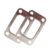 2 Pack T3 Turbo Inlet Flange Gasket Manifold Stainless Steel T3/T4 Precision PTE Garrett