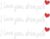 3pcs I Love You Drive Safe Mirror Stickers, Cute Car Drive Safe Rear View Mirror Decals with Hearts Car Driving Stickers Automotive Accessories for Women Driver (White)