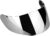 Acouto Helmet Lens Visor for AGV K1 K3 SV K5 K5‑S Motorcycle Helmet Full Face Lens Visor Silver Plated