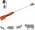 Rechargeable Waterproof Cattle Prod for Cows Hogs Sheep Large Dogs Electric Livestock Prod with 23″ Length Flexible Shaft, Total Length 33.5 inch