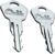 Pair of Replacement Keys for Sentry Safe Lock Boxes, Fire Chests, Fire Files, & Fire/Water Files – Cut to Code 3N2