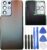 ubrokeifixit Galaxy S21 Ultra Rear Panel Back Glass Door Cover Replacement for Samsung Galaxy S21 Ultra 5G G998 6.8″,with Pre-Cut Tape (Silver)
