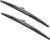 Windshield Wipers – Front 12″ Stainless Steel Windshield Wiper Blades Replacement for Ford & GM Polished 2PCS
