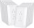 Bates- 1-Gang Duplex Wall Plate, 2.92″x4.73″, Standard Size, 10 Pack, White, Unbreakable Electrical Outlet Cover Plates, Heat & Impact Resistant, Duplex Receptacle Cover for Home & Office