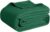 100% Cotton Blankets for Bed – Waffle Weave Blankets for Summer, Lightweight and Breathable Soft Woven Blanket for Spring (Dark Green, Twin (60″ x 90″))