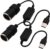 USB A Male to 12V Car Cigarette Lighter Socket Female Converter Cable 2-Pack（for Low-Power Devices only (≤2A)）