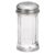 Tablecraft Fluted Glass 2 Oz Salt/Pepper Shakers with S/S Tops
