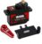 INJORA RC Servo 12g Digital V2 Servo with Metal Mount and 15T Arm for AX24 Axial SCX24 Car Model Upgrade Parts(Red)