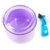 Denture Case, Leak Proof Denture Bath Cup, Full & Partial Denture Clean Holder Box with Strainer, Denture Brush, Denture Soaking Container Cups for Dentures, Retainers, Mouth Guard Case (Purple)