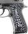 Cool Hand G10 Grips for Beretta 92/96 Full Size, 92 FS, m9, 92a1, 96a1, 92 INOX, Black Gun Grips Screws Set Included, Sunburst Texture, 1/4″ Thin