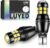LUYED 912 921 LED Bulbs Reverse Lights Xenon White 2200 Lumens Extremely Bright Canbus Error Free W16W T15 906 3030 20-EX Chipsets with Lens for Tail Backup Lights, Pack of 2