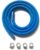 Fuel Line Hose 5/16″ inch,5AN High Pressure Hose 2.8Mpa 400PSI 8mm 5FT for Fuel Systems Engines Tube Hose Blue Multiple Size Options (Attached Hose Clamp)