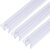 uxcell Shower Door Bottom Seal, Shower Door Sweep for 1/2″ Thick Glass 47″ Long (15.7″ x 3 Pcs), 5 Section Segmented Frameless Glass Door Seal Strip with Double Drip, Clear