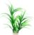 Green Grass Cluster Aquarium Décor Plastic Plants Large 17 Inches Tall 4510