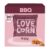 LOVE CORN BBQ | Delicious Crunchy Corn Snacks | .07oz x 20 Gluten Free, Vegan Bags | Convenient for Lunch Boxes, Commuting & Office Snacks