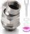 Shower Head Swivel Ball Adapter, Shower Connector Ball Joint, Solid Brass Adjustable Shower Arm Connector, Universal Shower Extension Showering Component, Brushed Nickel