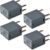 4 Pack High Power 4 Pin Fuse Box Relay # 13500114/8385 Compatible for GM Gray