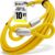 Vascer Commercial Heavy Duty Braided Galvanized Steel Theft Deterrent Security Cable with Looped Ends. (1/2 Inch Thick, 7×19 Construction, 10 Feet)