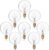 HINUAXBULB 8 Pack 40 Watt Wax Warmer Bulbs Replacement Light Bulb for Full Size Scentsy Warmer 120V G50 E12 Incandescent Standard Base for Indoor Outdoor Patio String Lights
