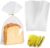 40 Pack Clear Bread Bags For Homemade Bread,Reusable Plastic Loaf Packing with Ties,Large Bags,Bulk Home Bakers And Large Bakery Owners (11.8×13.4×3.9 inch)