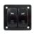 Trim Tabs Switch Panel (ON)-Off-(ON) Momentary Rocker Switch Panel for Marine Boat Console 12V/20A 24V/10A Waterproof IP68