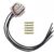5 Pins Fuel Pump Connector Pigtail Plug Wire Harness Compatible with Toyota Hyundai Kia Lexus Mitsubishi,Replace for 90980-11077 9098011077