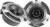 Timpano TPT-ST2 Chrome Slim Super Tweeter, 600 Watts 4 Ohm, 105 dB, 1 in Voice Coil, 3.85 inch Pro Car Sound System Bullet Tweeters (Pair)