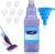 Refillable Replacement Bottle for Swiffer® Wet Jet™ Mop, 1250ml /42 oz, Empty, Leak-Proof HDPE Cleaner Solution Refill Bottle with 7 Silicone Gaskets & 1 Foldable Funnel