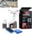 Automotive Headlamp Restoration Fluid Oxidized, Headlight Refurbishment Kit, Professional Car Headlamp Cleaner with Refurbishing Agent, Durable Headlight Repair Kit for All Vehicle Types
