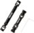 MEUS RACING Stainless Steel TRX4M Driveshaft, Drive Shaft for Traxxas 1/18 TRX4M High Trail K10/F150 RC Crawler Upgrade Parts, Black