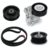 Drive Belt Tensioner and Idler Pulley Serpentine Belt kit Compatible with Mercedes-Benz ML350 C230 C300 C350 E350 S550, 2006-2011#Replace 2722021419 2722000270 6pk2404