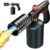 Powerful Cooking Propane Torch Head With Safety Lock,Kitchen Culinary Torch Lighter for Sous Vide Searing Steak,Grill,Adjustable Blow Torch for Campfire Charcoal Starter (Propane Tank Not Included)