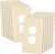 Bates- Duplex Wall Plate, 5.5″ x 3.5″/Over Size, 12 Pack, Light Almond, Electrical Outlet Cover Plates, Wall Outlet Cover