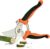 Pruning Shear, Premium Gardening Scissors for Rose Bushes, 7.5IN Garden Pruner Effortlessly Cuts 0.6IN Branches with Stainless Steel Blades Softgrip, One-Hand Lock Garden Clippers for Shrubs