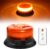 Rechargeable Beacon Lights,Wireless Strobe Light with Remote Control,Amber Magnetic Emergency Flashing Warning Safety Light for Vehicles Snowplow Tow Work Trucks Cars Trailer Outdoor