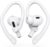 [2 Pairs] DamonLight Ear Hooks for AirPods Pro 2 & 1, AirPods 4 & 3 & 2 & 1, Airpod Ear Hook, Anti-Slip Comfortable Fit, Ergonomic Design, AirPods Accessories (Medium, White)
