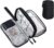 DDgro Electronics Travel Organizer, Tech Accessories Pouch Bag for Cables/Charger & Cords (Small, Black)