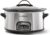 Crock-Pot 6 Quart Programmable Slow Cooker with Timer and Auto Food Warmer Setting, Stainless Steel