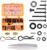 Button Head Screws Kit for SCX24 AX24 RC Car, 372Pcs, Hardened Steel Grade 12.9 Screws, Bearing & Screws Set with Box for 1/24 RC Crawler Car Axial SCX24 C10 Deadbolt JLU Gladiator Bronco