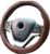 Valleycomfy Steering Wheel Covers Universal 15.75 inch – Genuine Leather, Breathable, Anti Slip & Odor Free (Coffee, L(15″ 1/2-16″))