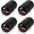 Tire Valve Stem Caps for Chevy Z71 Silverado Colorado Metal Car Wheel Air caps Auto Valve Stem Caps Accessories 4 Pack Black