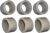Awesome Aquatic Aquarium Plant Weights Ceramic Ring 6 Pack Non Lead Plants Anchor Pot Anti Floating Fix Live Plant Holder No Lead (6 Pack Rings)