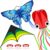 Kites for Kids & Adults, Beach Kites Set for Beginners, Easy to Fly Large Kite Pack for Boys and Girls, Kite String Included, Perfect for Outdoor Activities